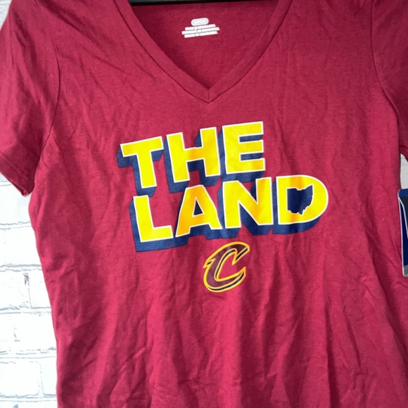 BRAND NWT NBA Fanatics Red & Yellow The Land shirt size S - Picture 3 of 8